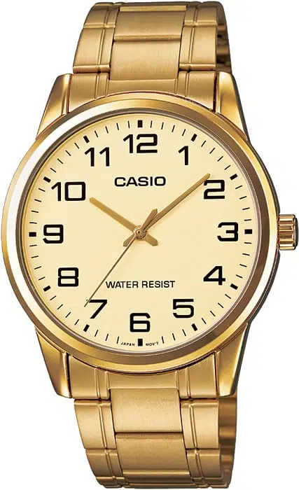 Casio MTP-V001G-9BUDF Metal Kordon Metal Kasa Altın Renk Erkek Kol Saati
