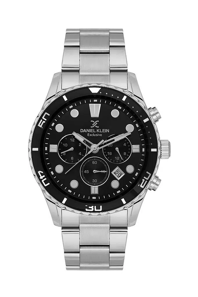Daniel Klein DK.1.13805-1 Exclusive Tüm Fonksiyonları Aktif Çelik Kaplama Metalik Renk Erkek Kol Saati