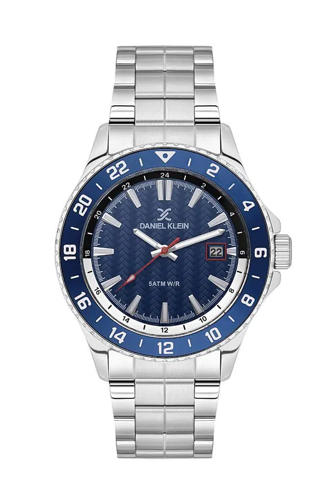 Daniel Klein DK.1.13818-2 Submarine Tasarım Sabit Bezel Suya Dayanıklı Çelik Kaplama Metalik Renk Erkek Kol Saati