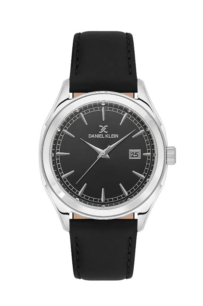 Daniel Klein DK.1.13832-1 Deri Lordonlu Suya Dayanıklı Çelik Kaplama Siyah Erkek Kol Saati